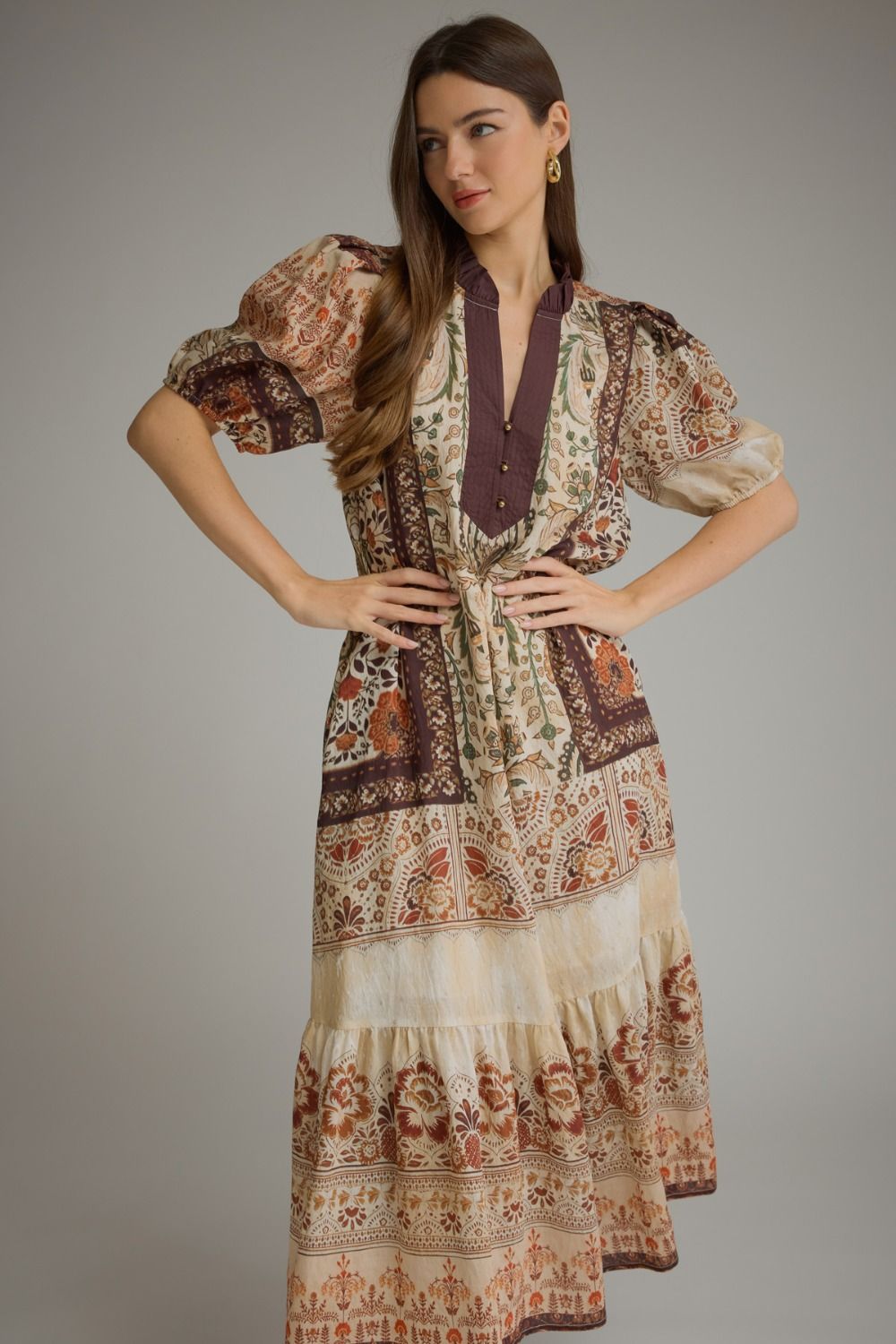 Dana Printed Midi Dress