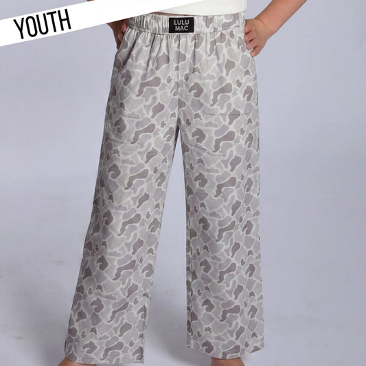 Lulu Mac White Camo Kids Pants