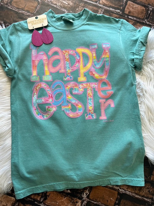 Happy Easter Comfort Color Youth Tee