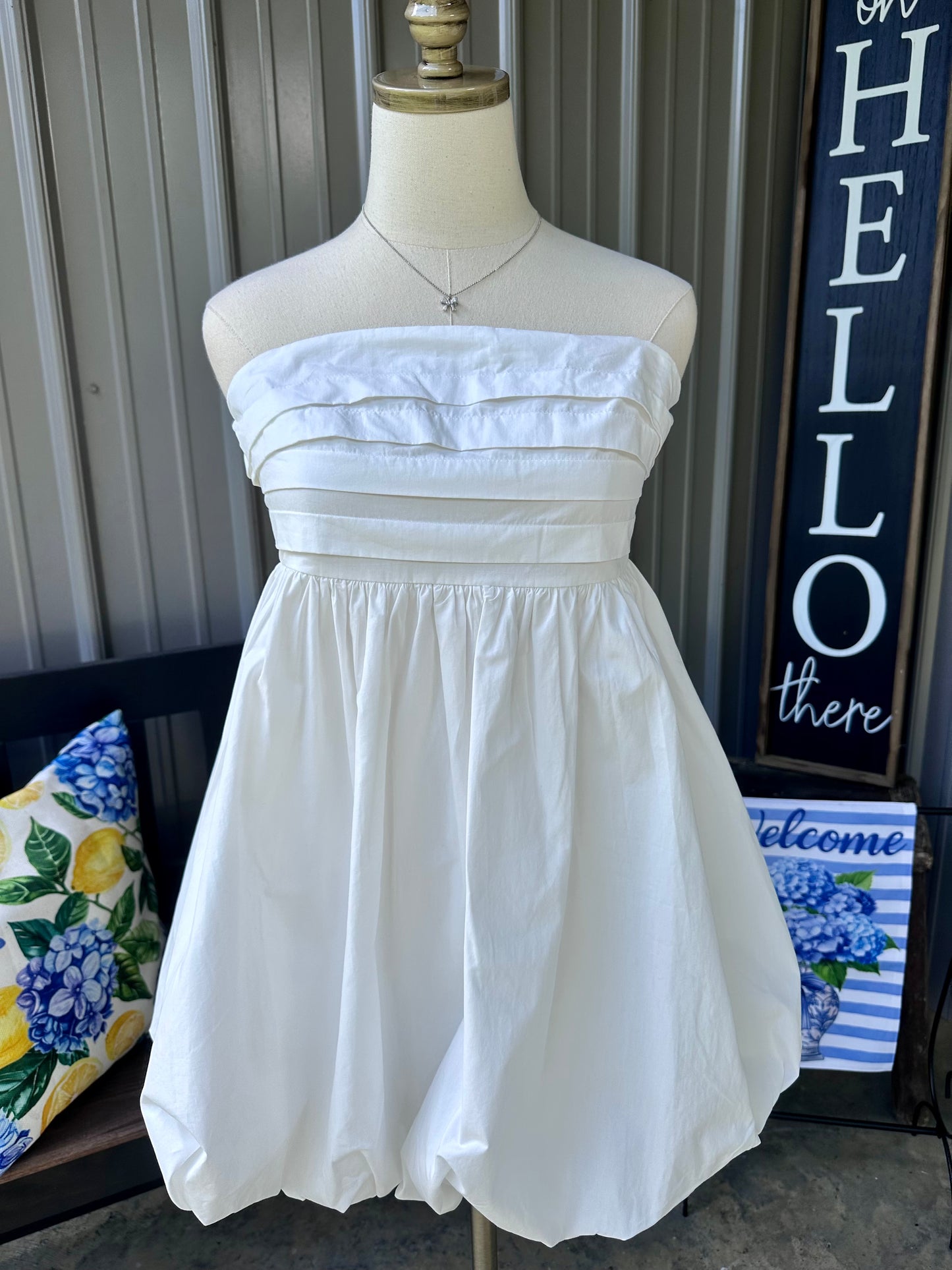 Amber Puff Bottom Dress