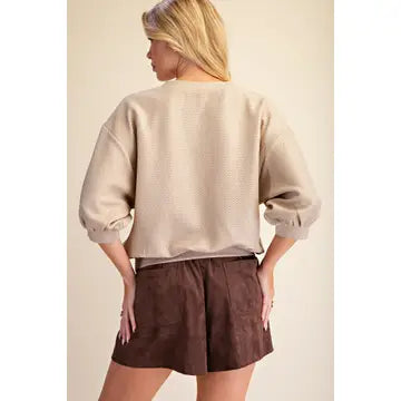 The Glam Metallic Sweatshirts