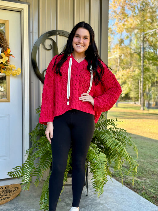 Brooke Oversized Chenille Hoodie