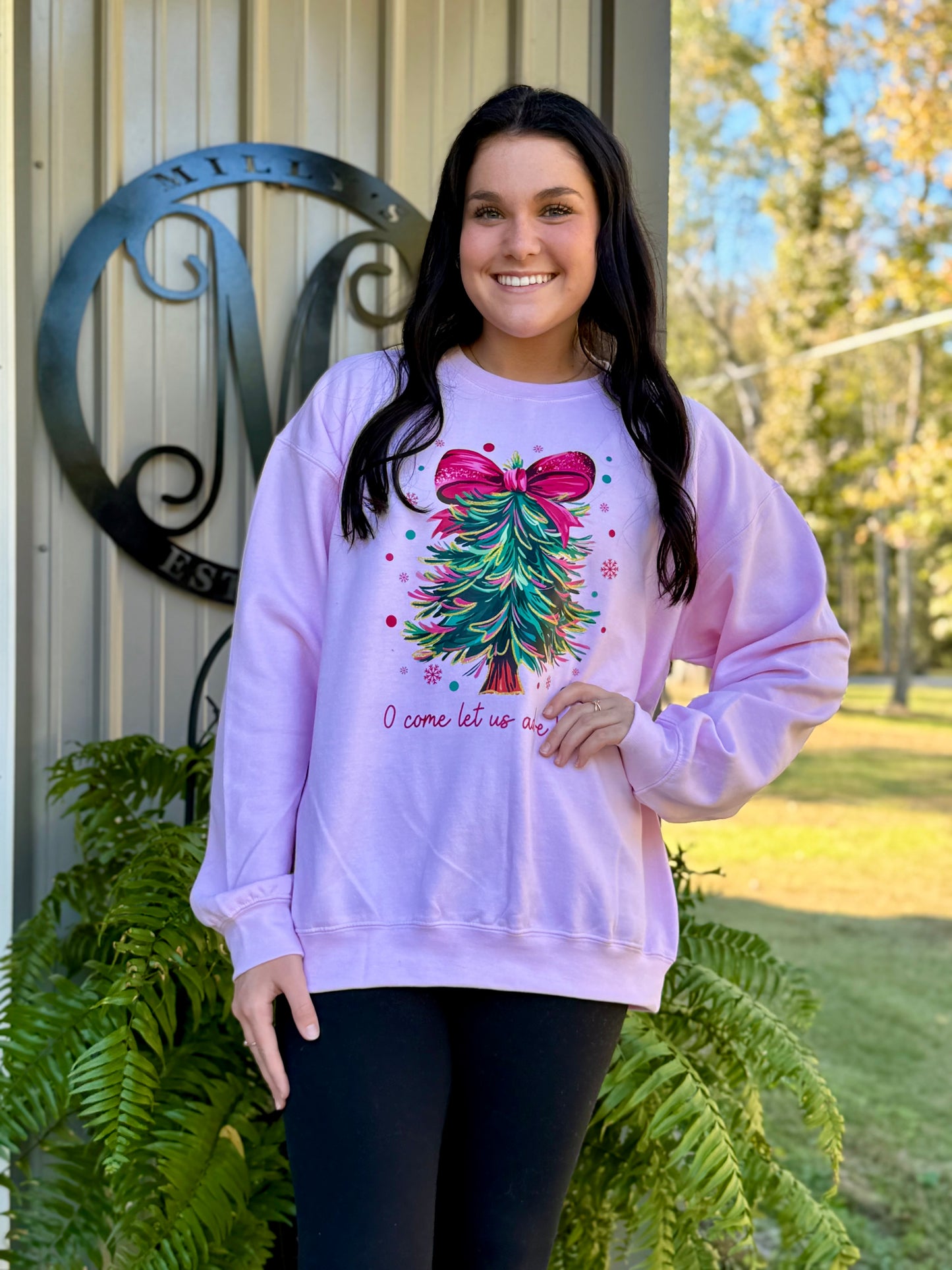 O Come Let Us Adore Him Sweatshirt