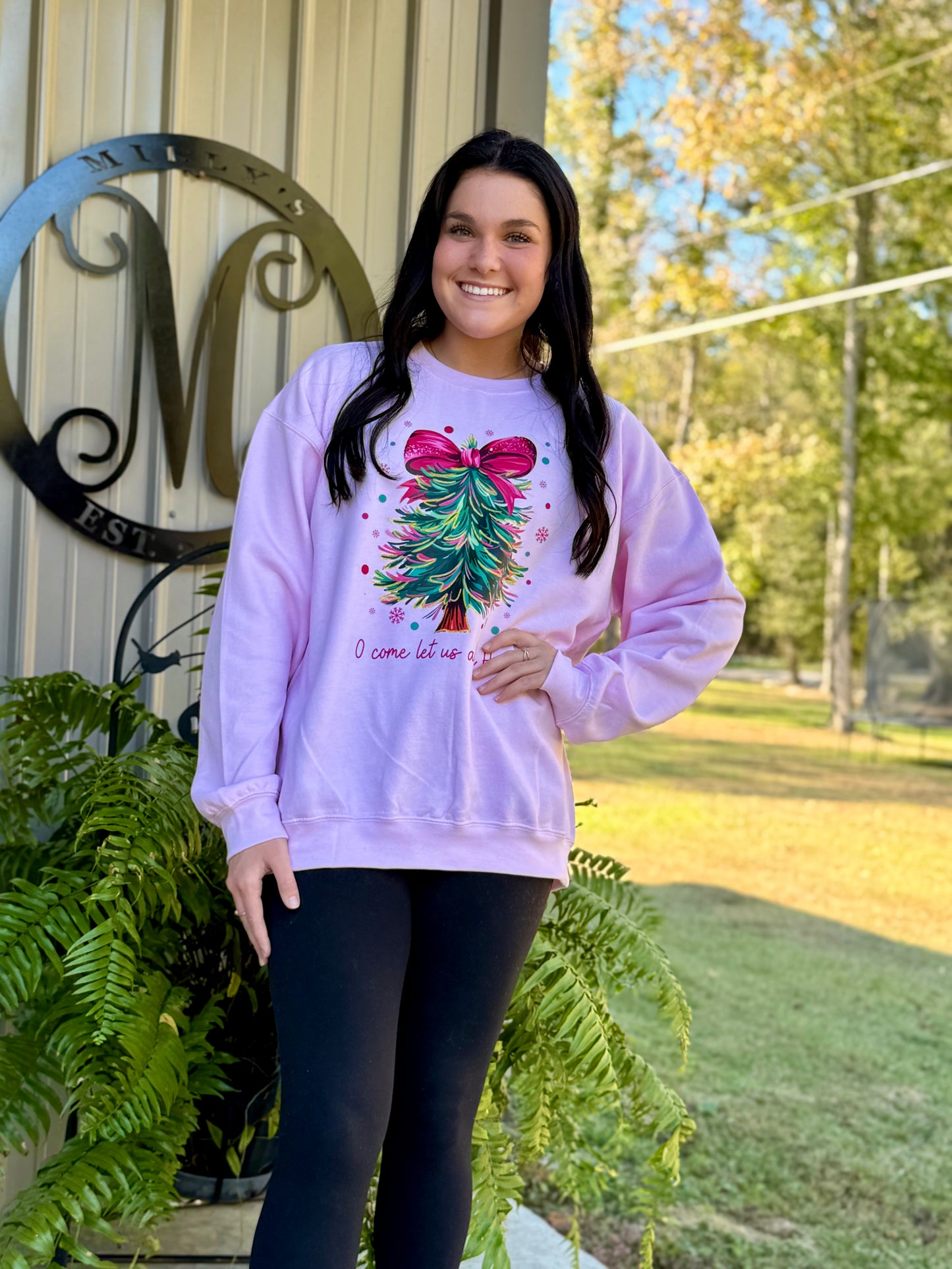 O Come Let Us Adore Him Sweatshirt