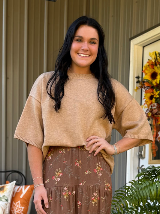 Kammi Short Sleeve Sweater