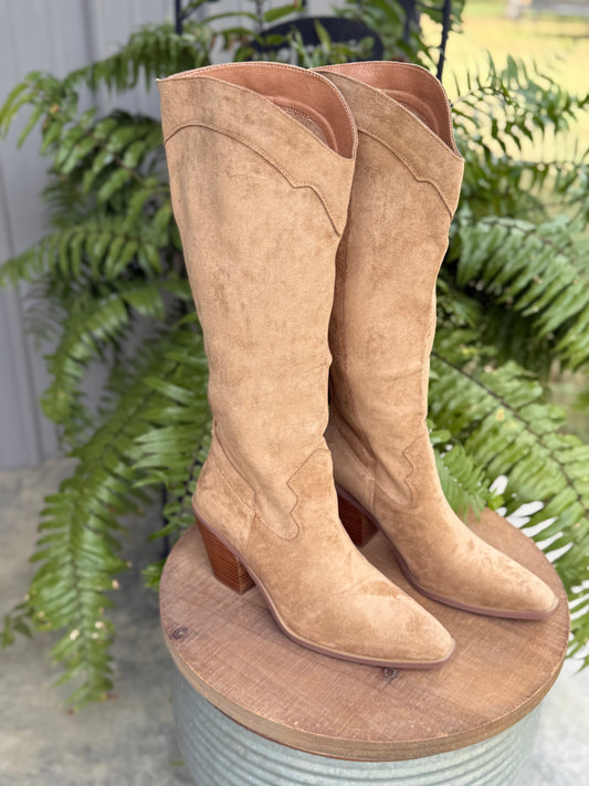 Classy Suede Tall Boot