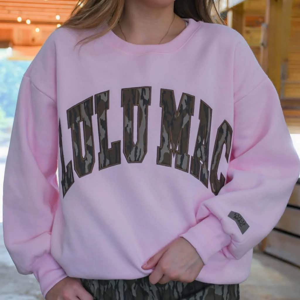 Lulu Mac/Mossy Oak Bottomland Sweatshirt