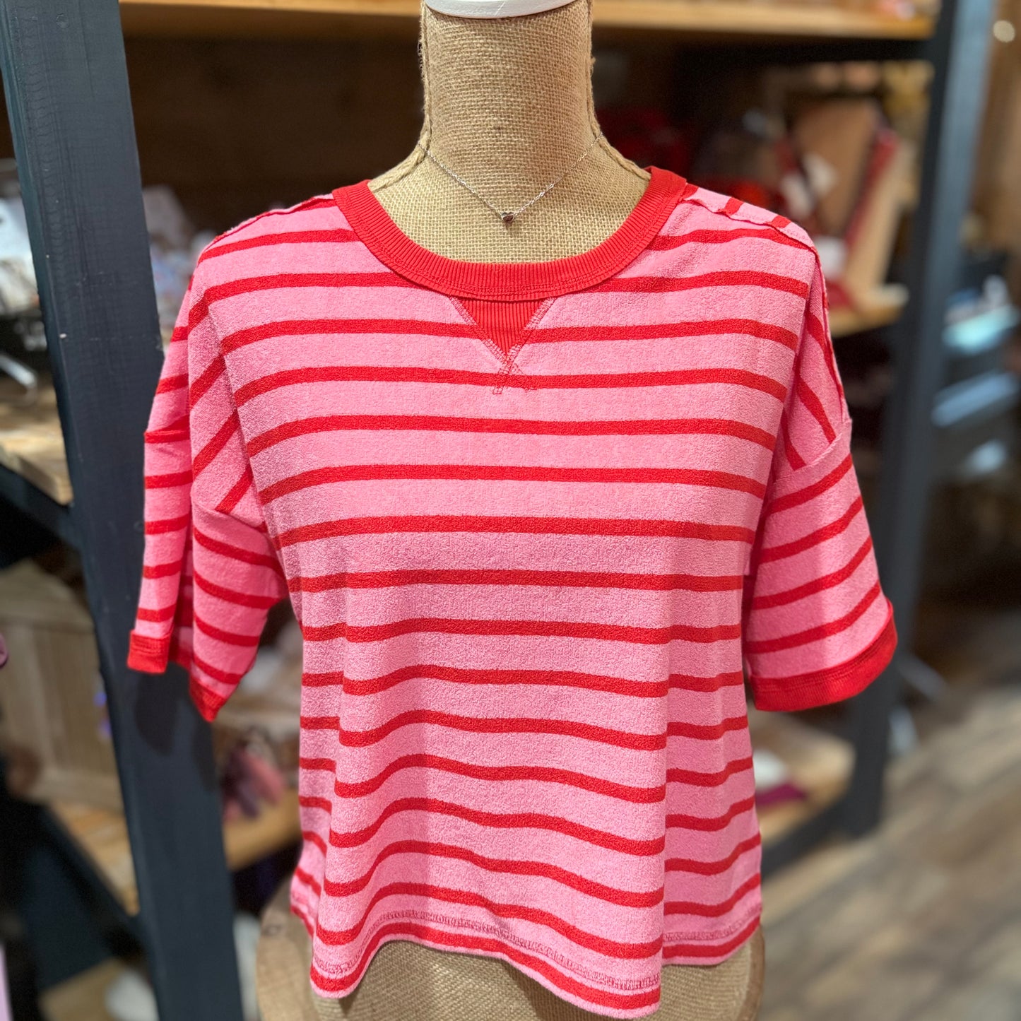 Hadley Striped Terry Top