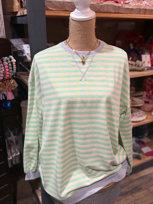 June Striped Sweatshirt