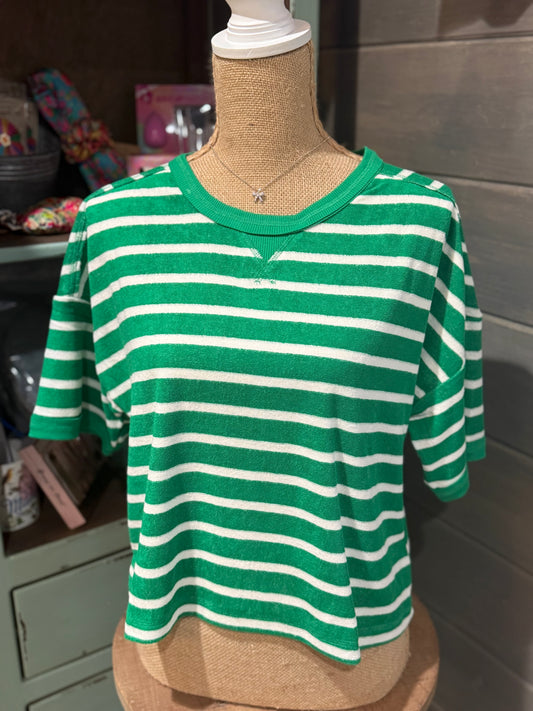 Hadley Striped Terry Top