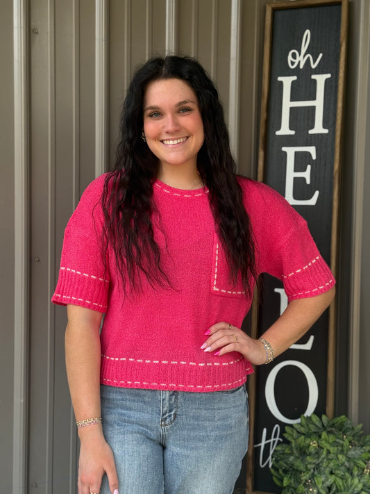 Tammi Stitch Detail Sweater