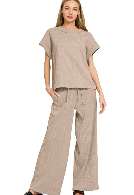 The Easy Ribbed Pant Set