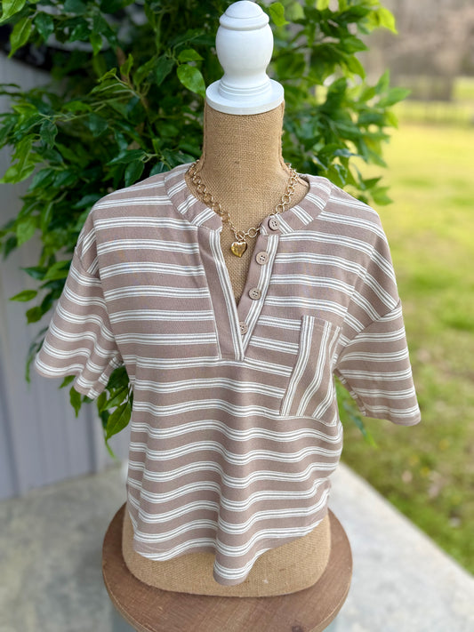 Jada Striped Henley