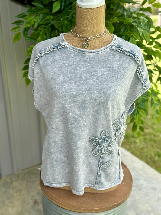 Mineral Washed Flower Garden Top