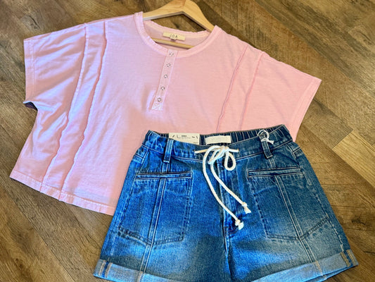 Boxy Fit Henley