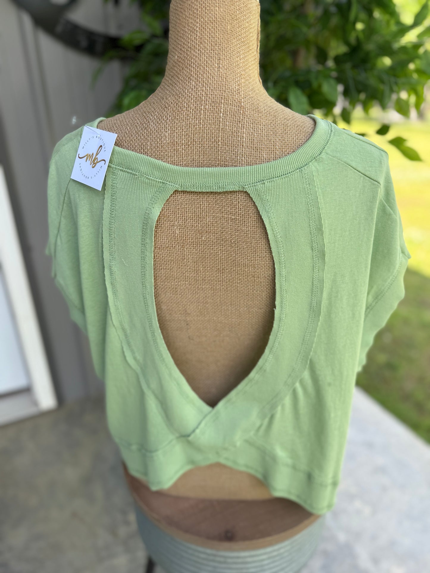 Jacie Open Back Top