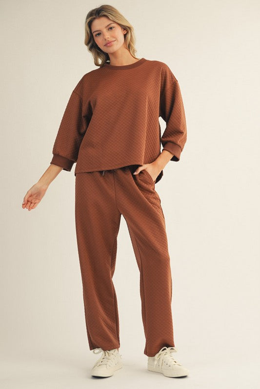The Two Pieced Textured Set