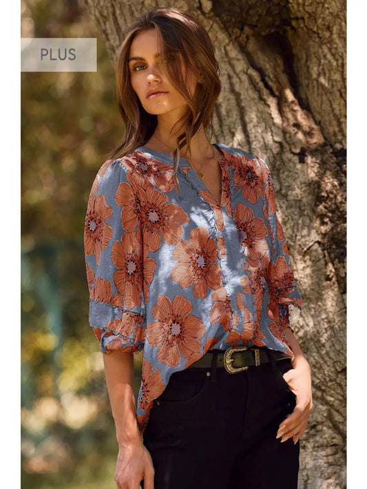 Jenny Floral Print Blouse