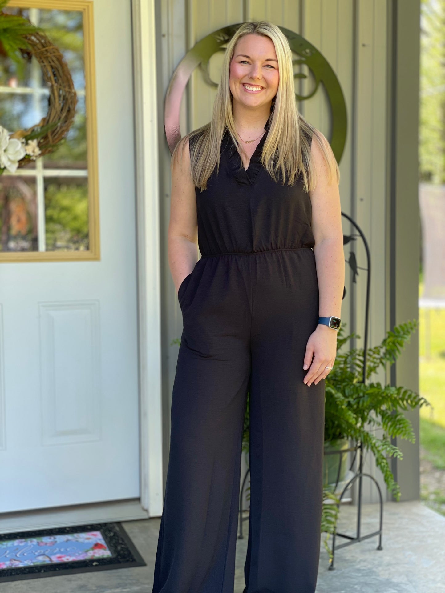 Jordon Ruffle Jumpsuit