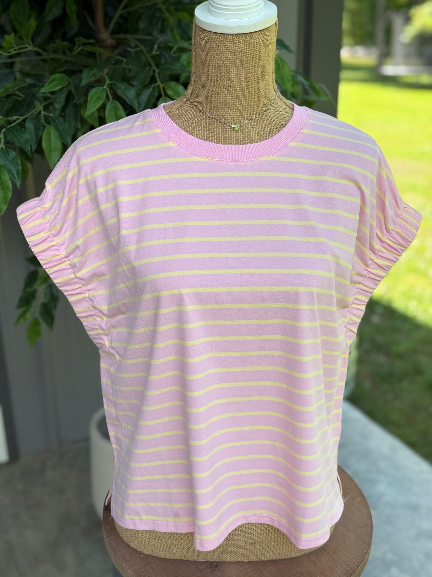 The Pink Lemonade Striped Top