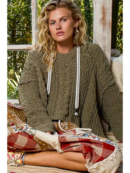 Brooke Oversized Chenille Hoodie