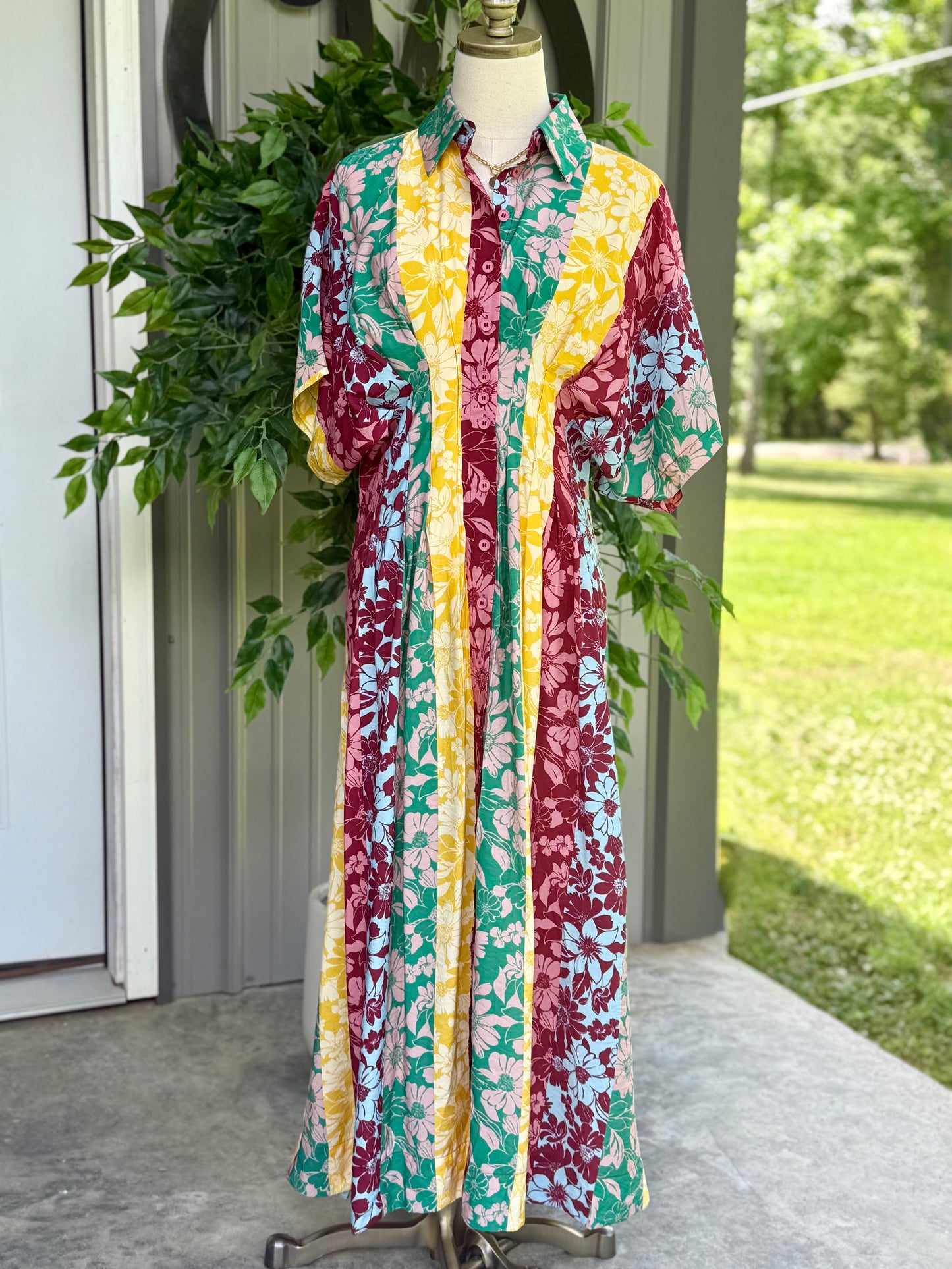 Floral Medley Boho Midi