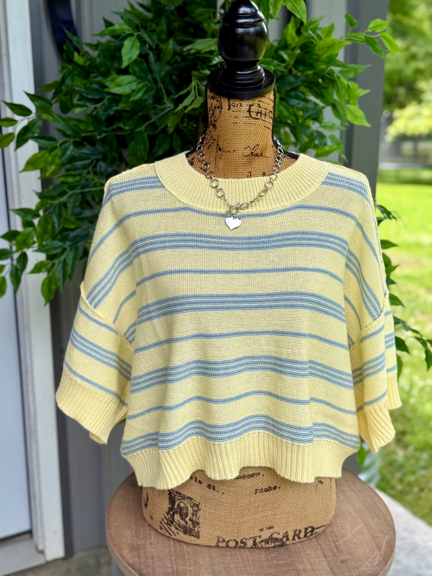Lea Striped Lightweight Sweater