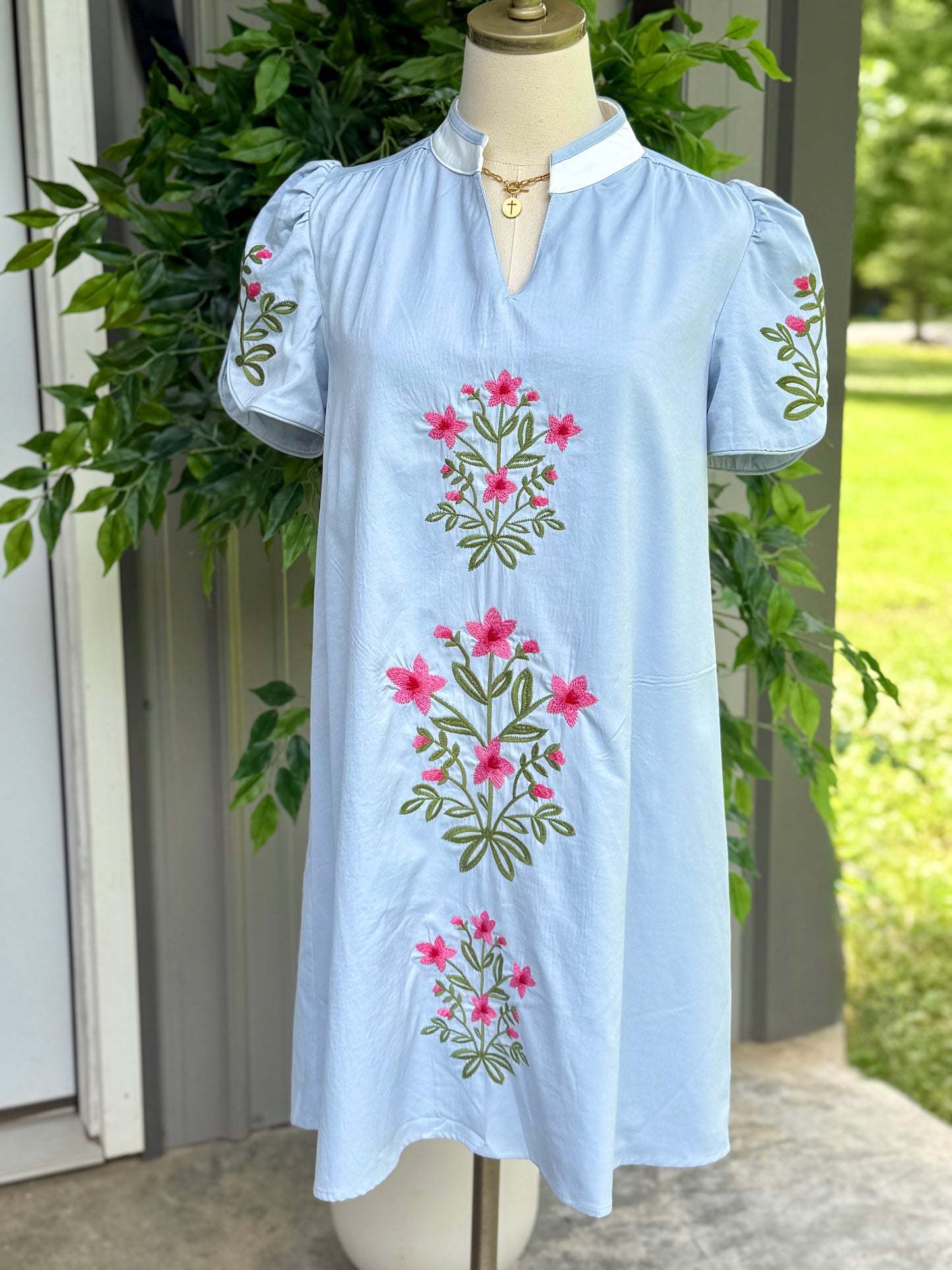 Brooke Floral Embroidered Dress