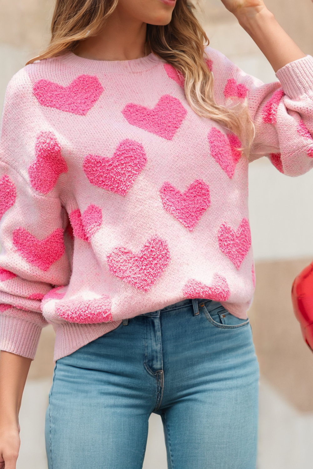 The Puff Heart Sweater