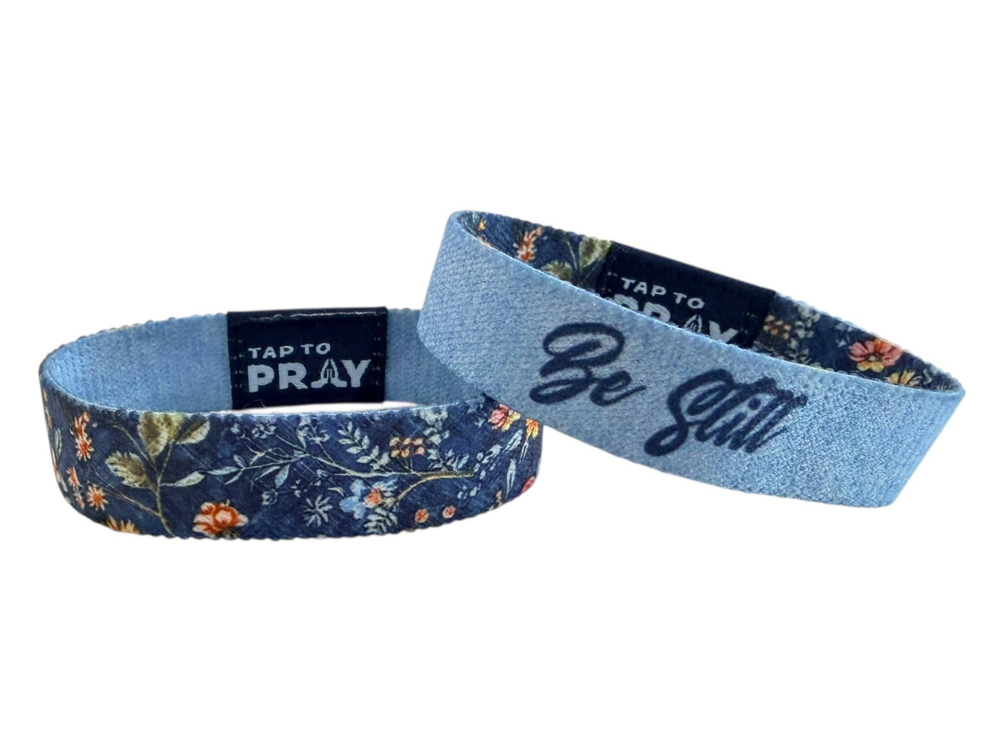 Tap To Pray® Wristband – Wildflower - Be Still