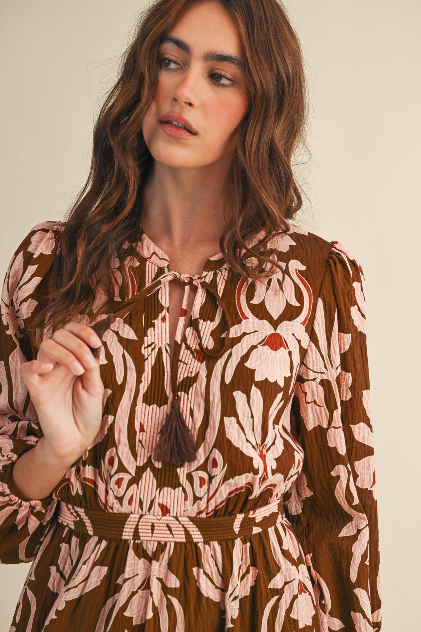 Sally Floral Print Midi Dress