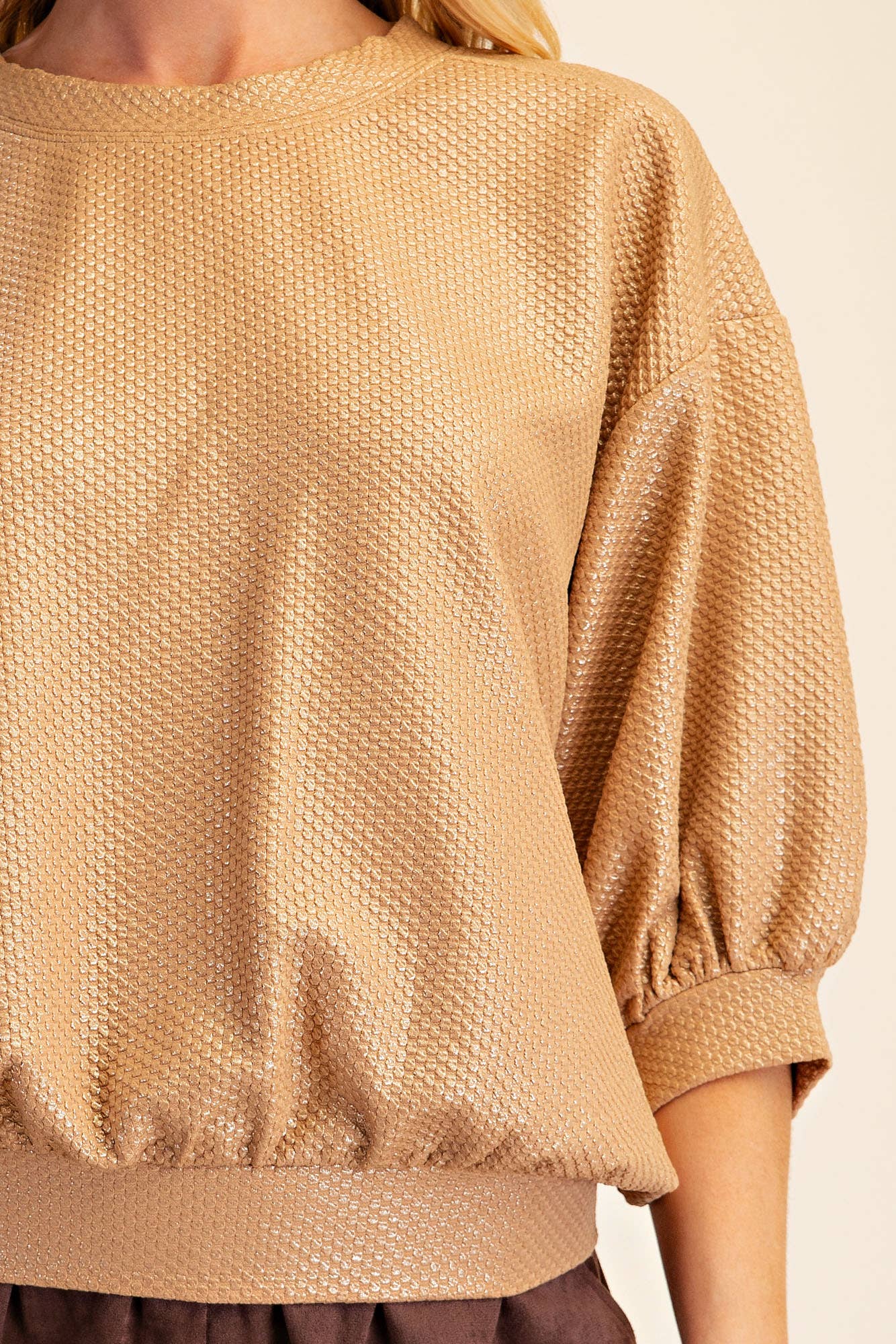 The Glam Metallic Sweatshirts
