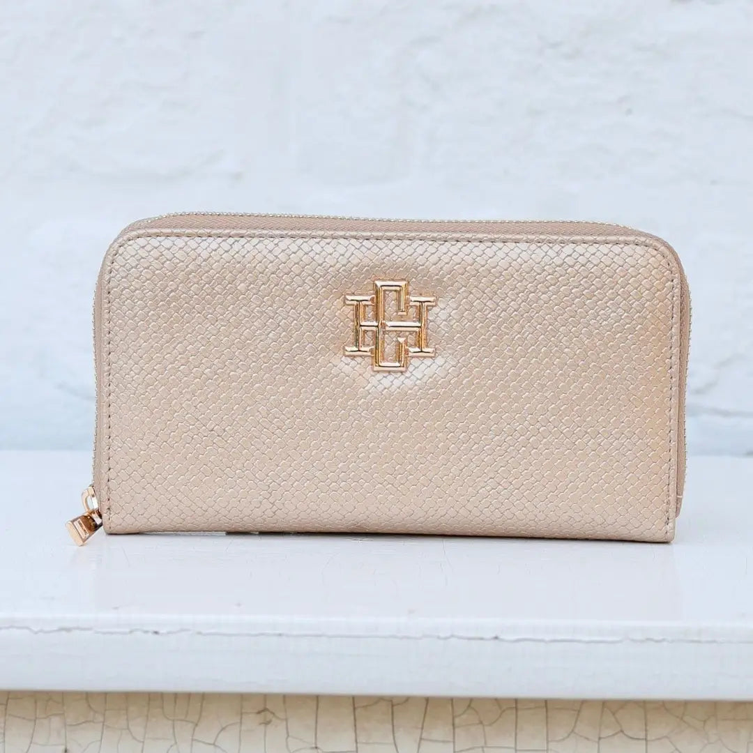 Penelope Wallet Woven Gold