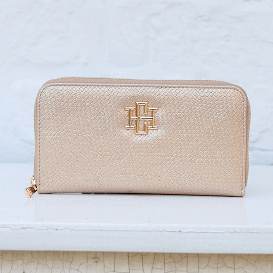 Penelope Wallet Woven Gold