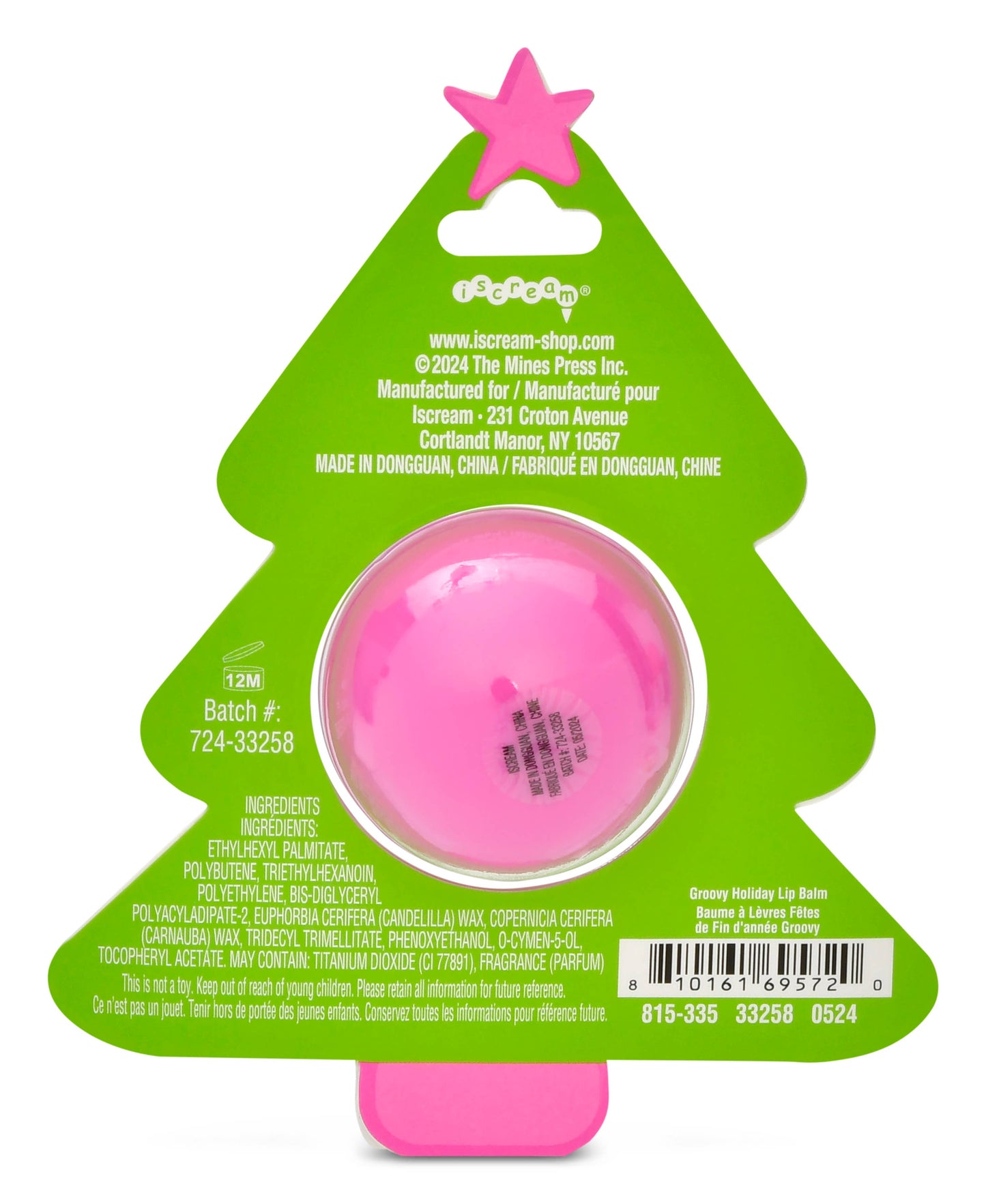 Groovy Holiday Lip Balm