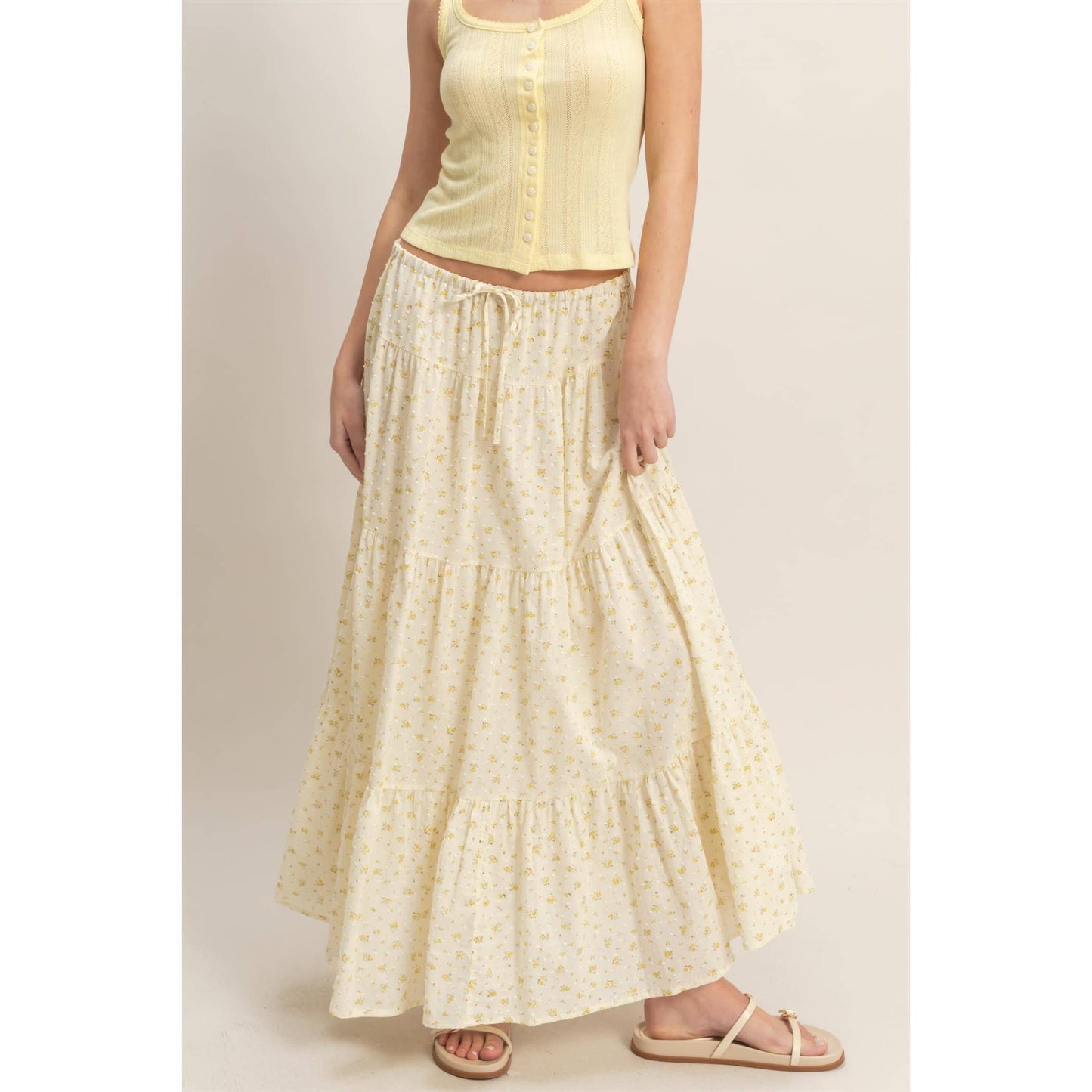 Jenny Floral Tiered Skirt