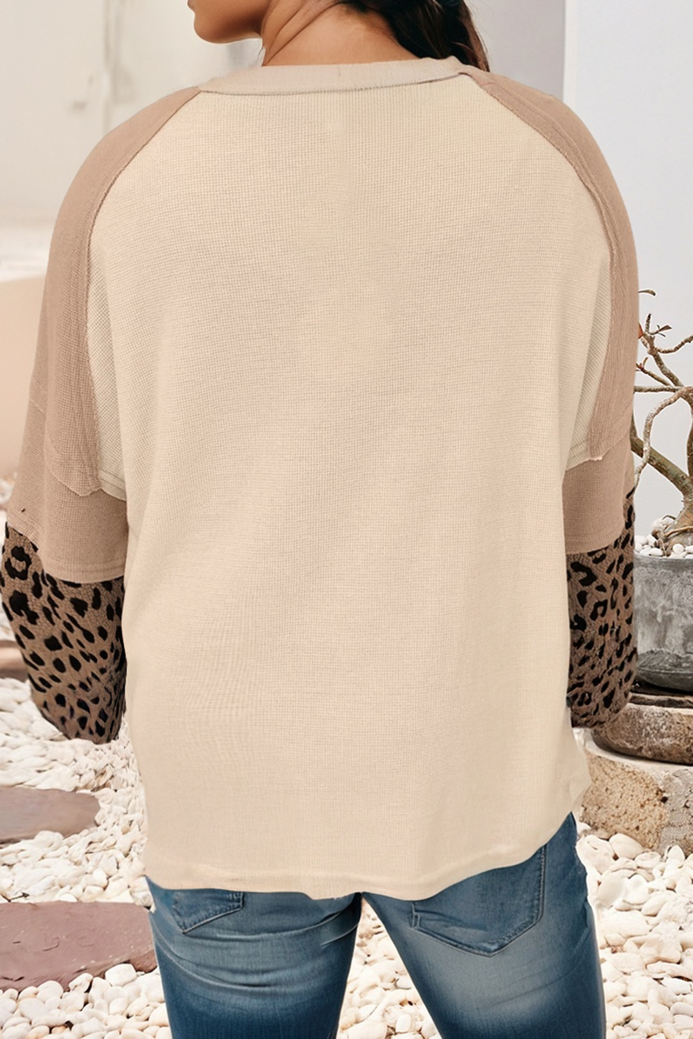Leopard Star Pullover