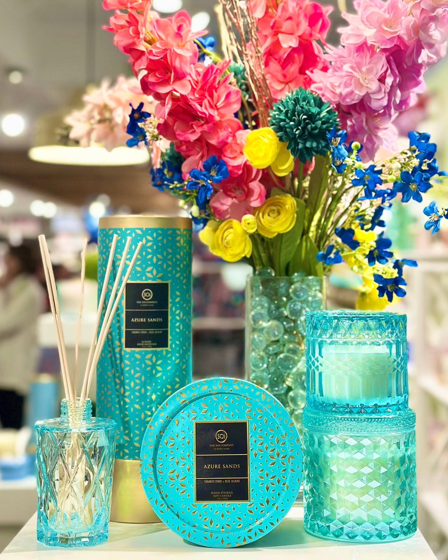 Azure Sands Shimmer 12oz Candle Tin - Milly's Boutique