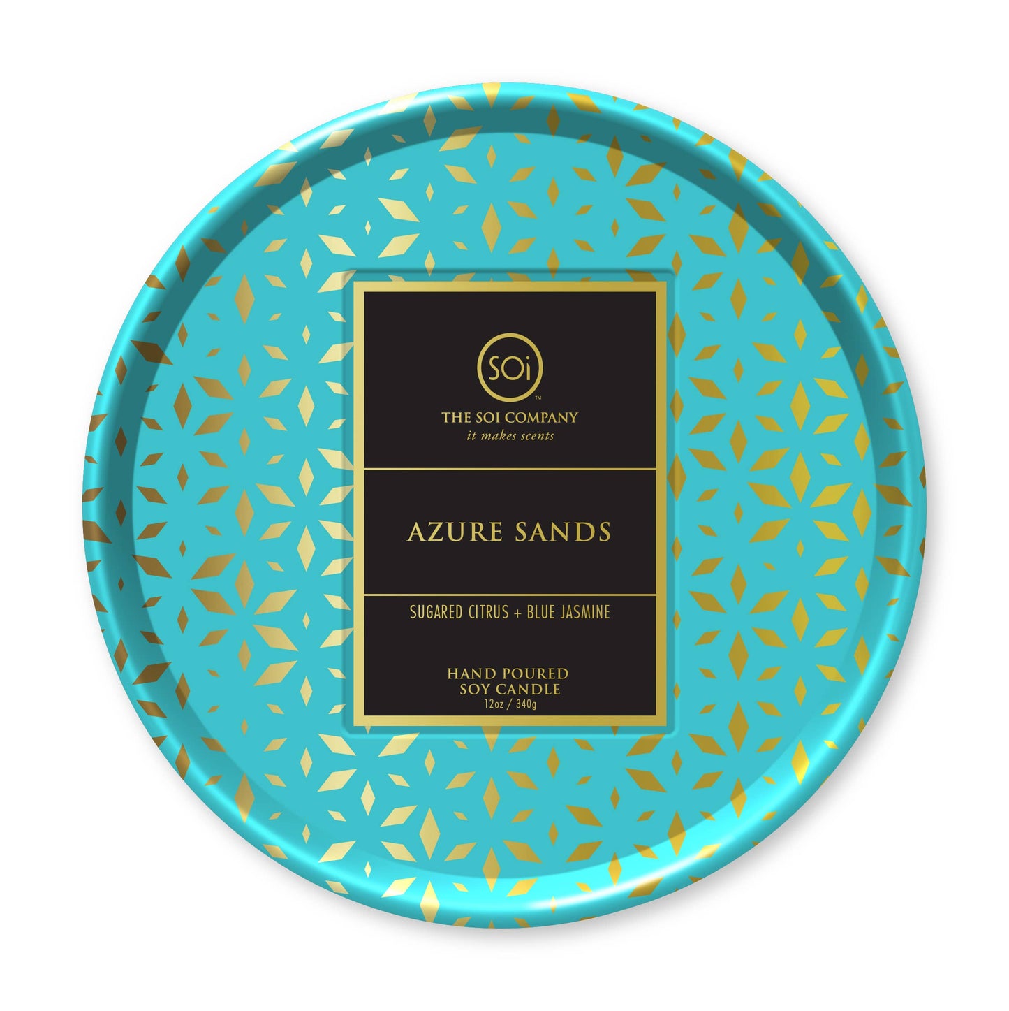 Azure Sands Shimmer 12oz Candle Tin - Milly's Boutique