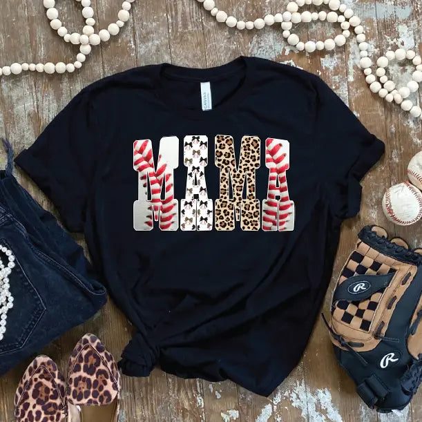 Baseball Mama Patterns Sweatshirt