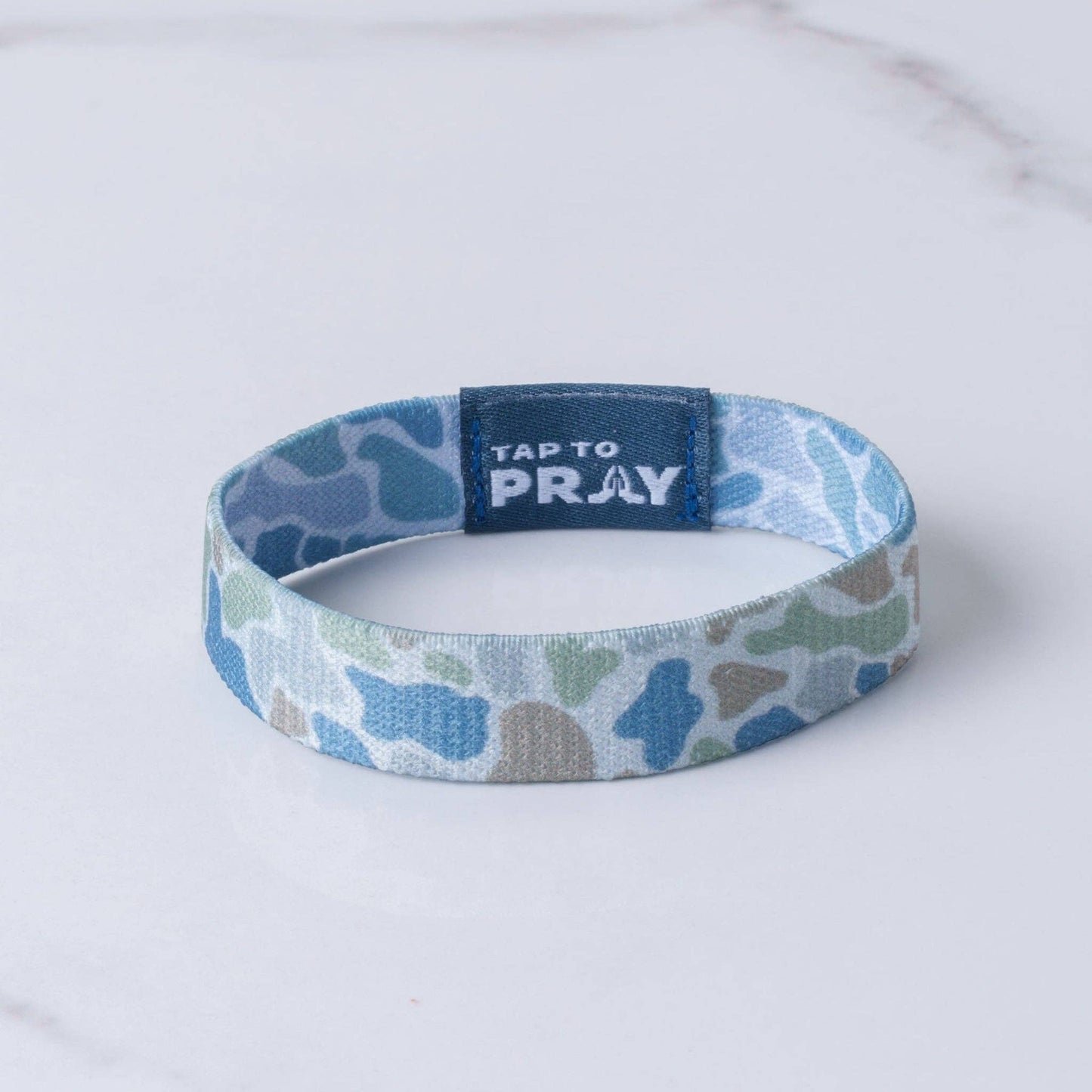 Tap To Pray® Wristband – River Rock Camo - Moss & Slate