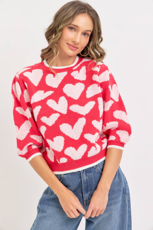 My Heart  Elbow Sweater