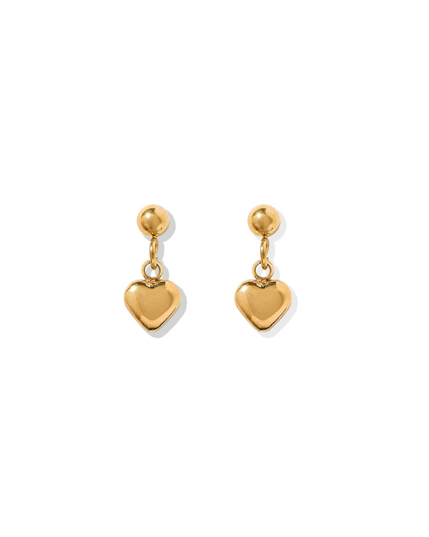 Screwback Stud Earrings - Millie Heart