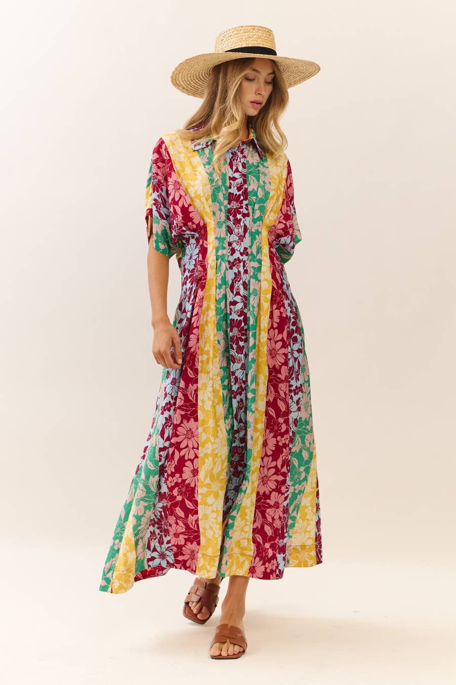 Floral Medley Boho Midi