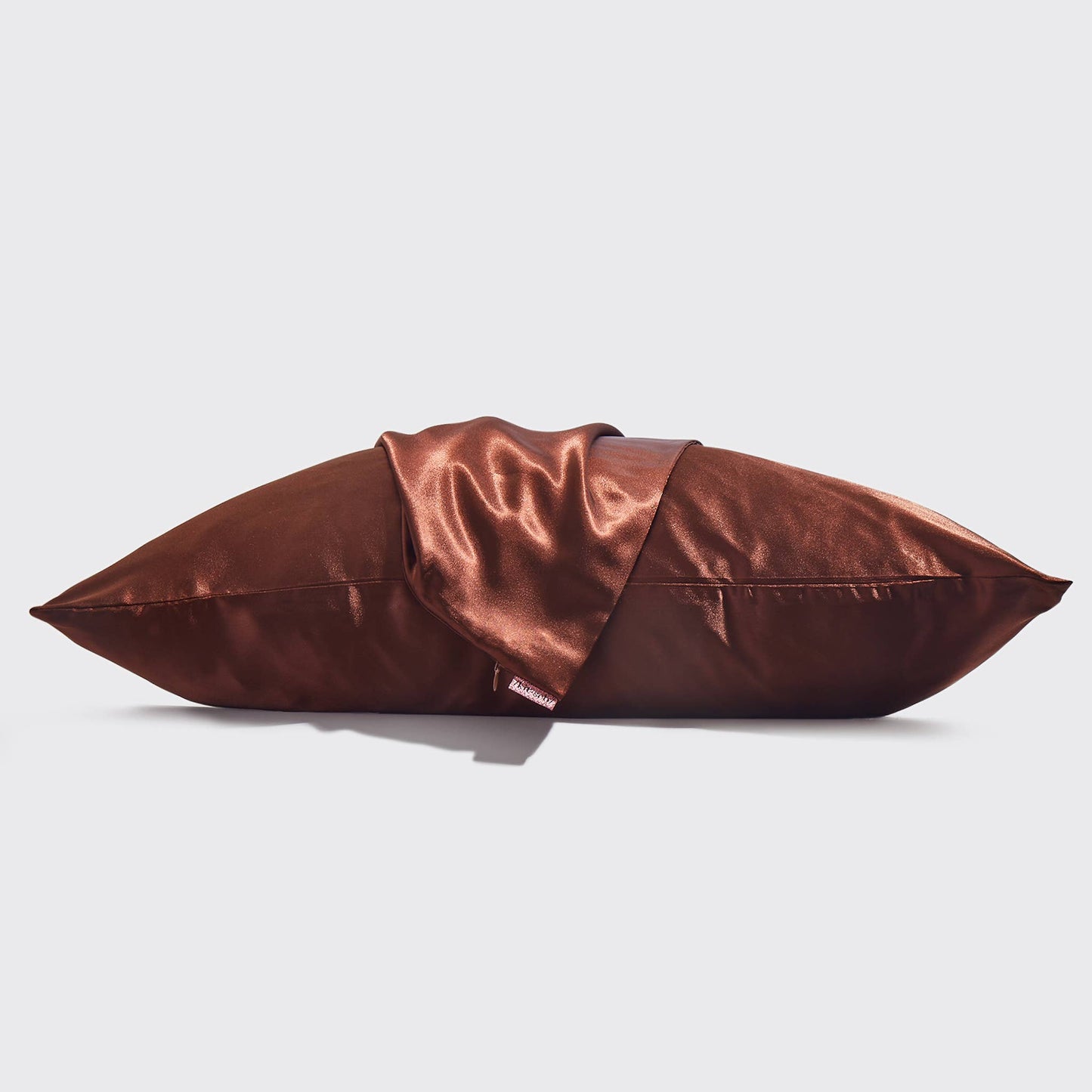 Standard Satin Pillowcase - Chocolate