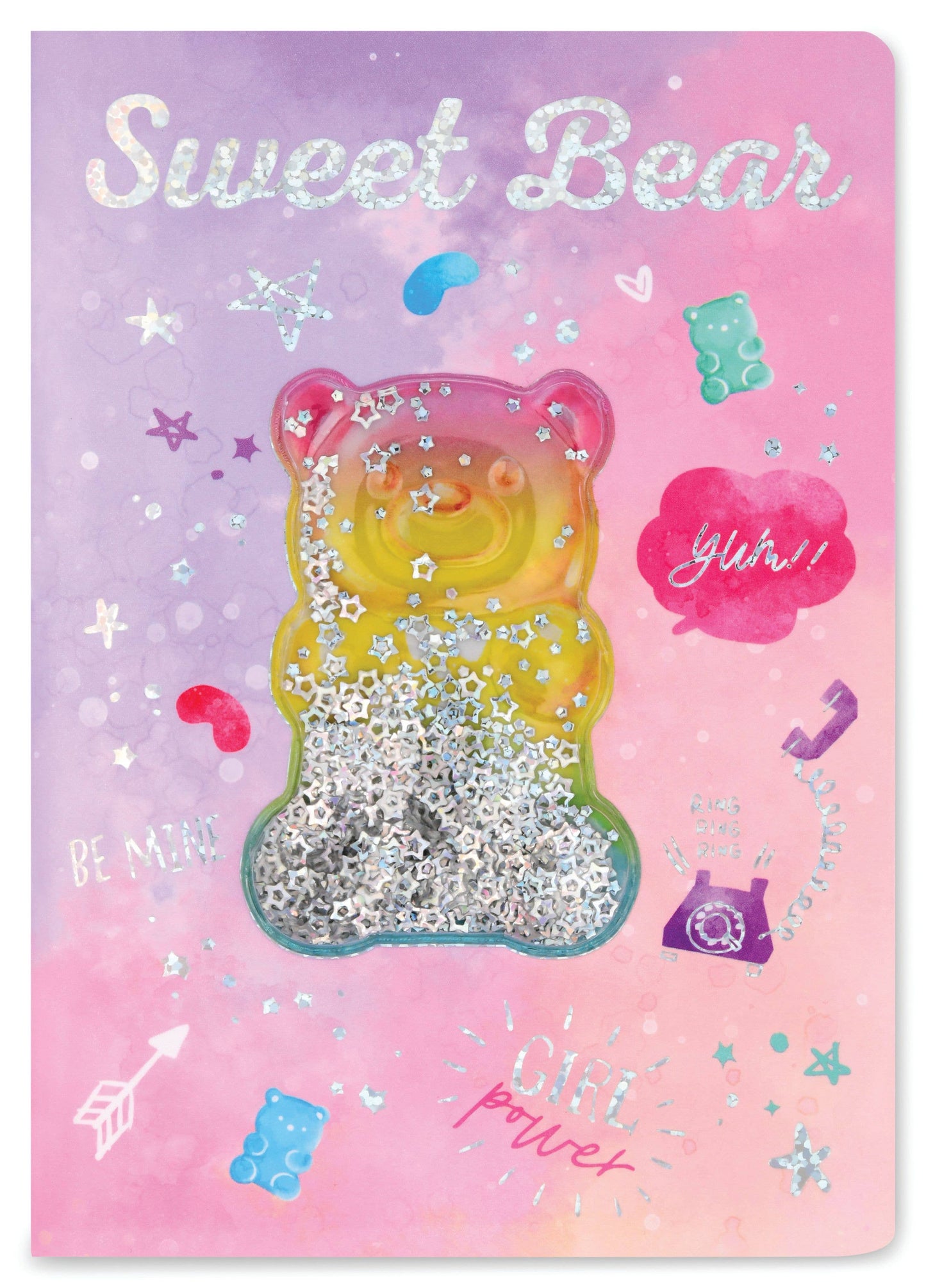 Gummy Bear Glitter Journal