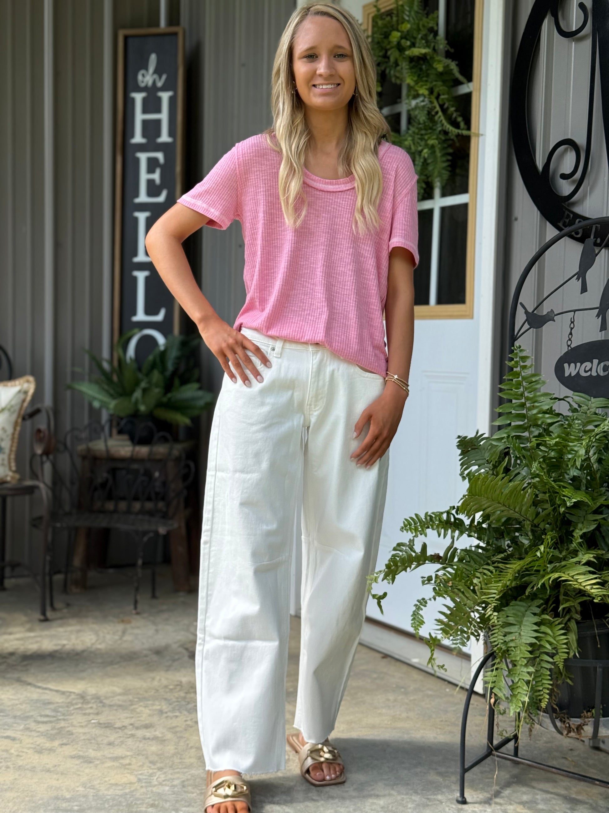 Barbie Short Sleeve Top - Milly's Boutique
