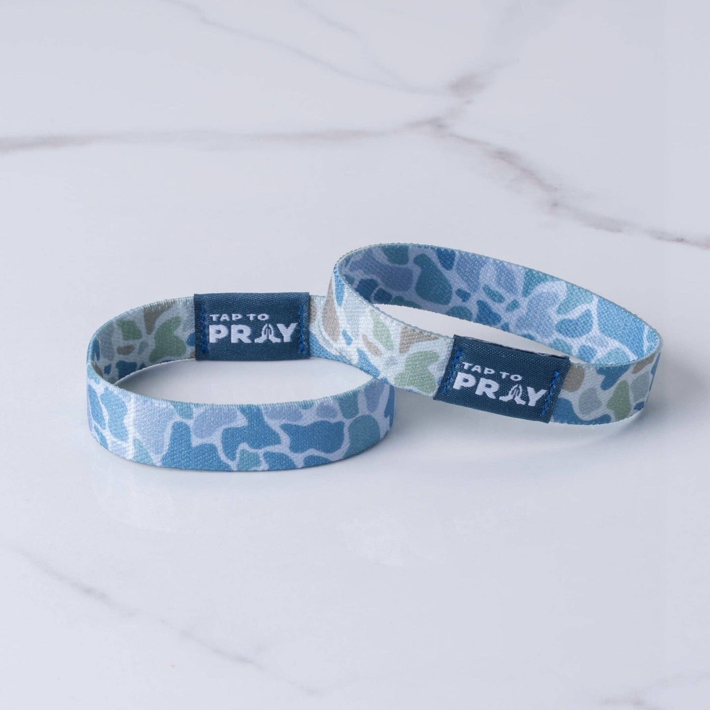 Tap To Pray® Wristband – River Rock Camo - Moss & Slate