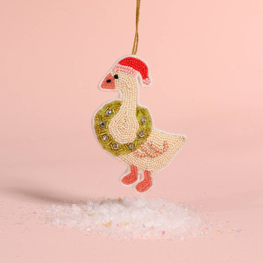 Merry Silly Goose Ornament