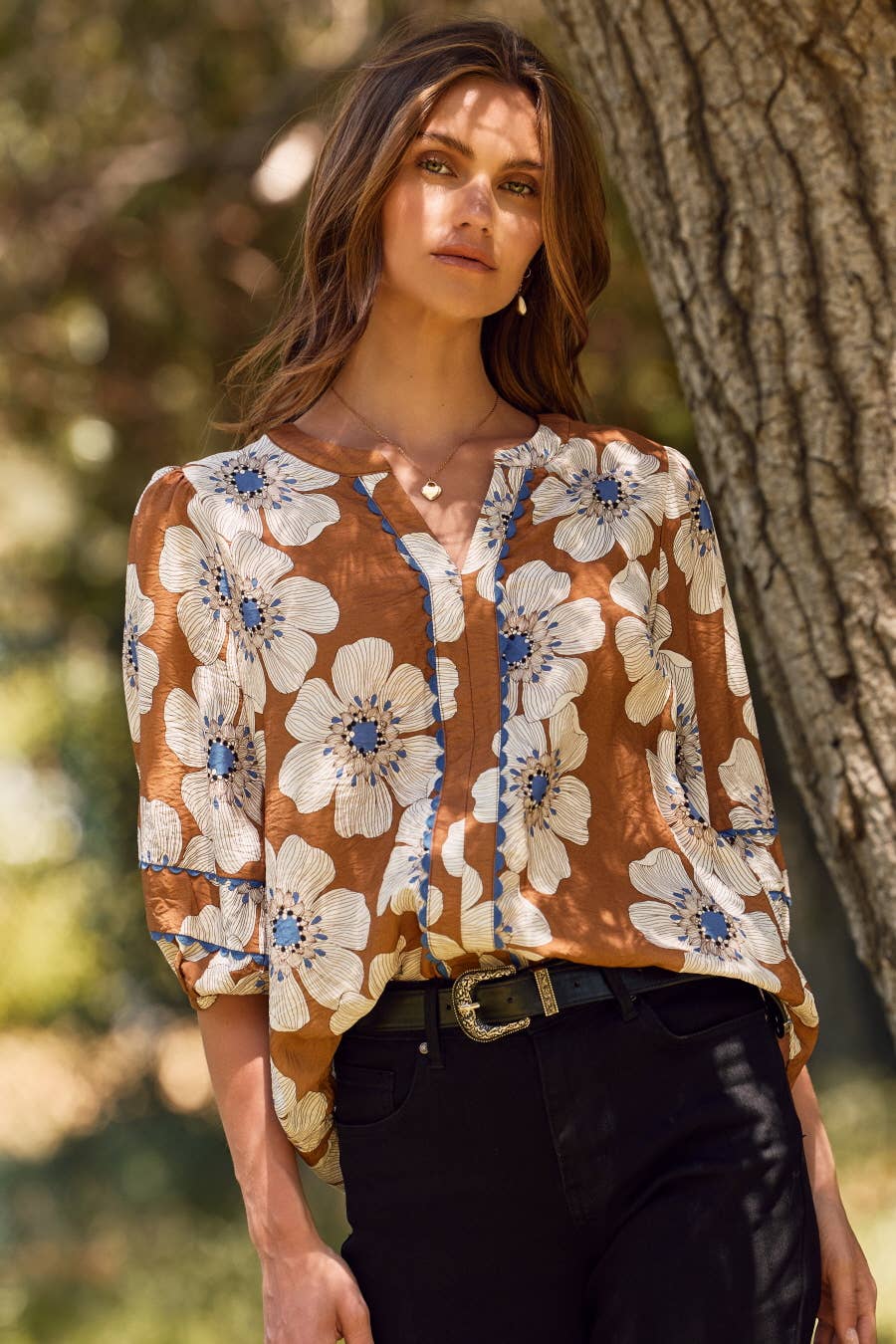 Jenny Floral Print Blouse